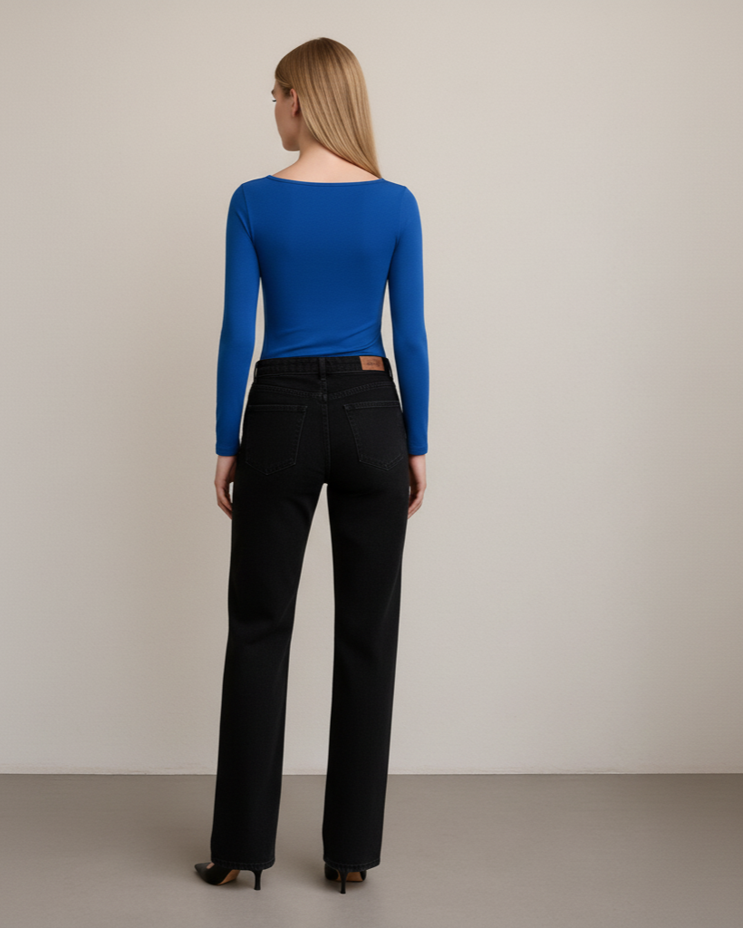 Sleek Square Neck Top