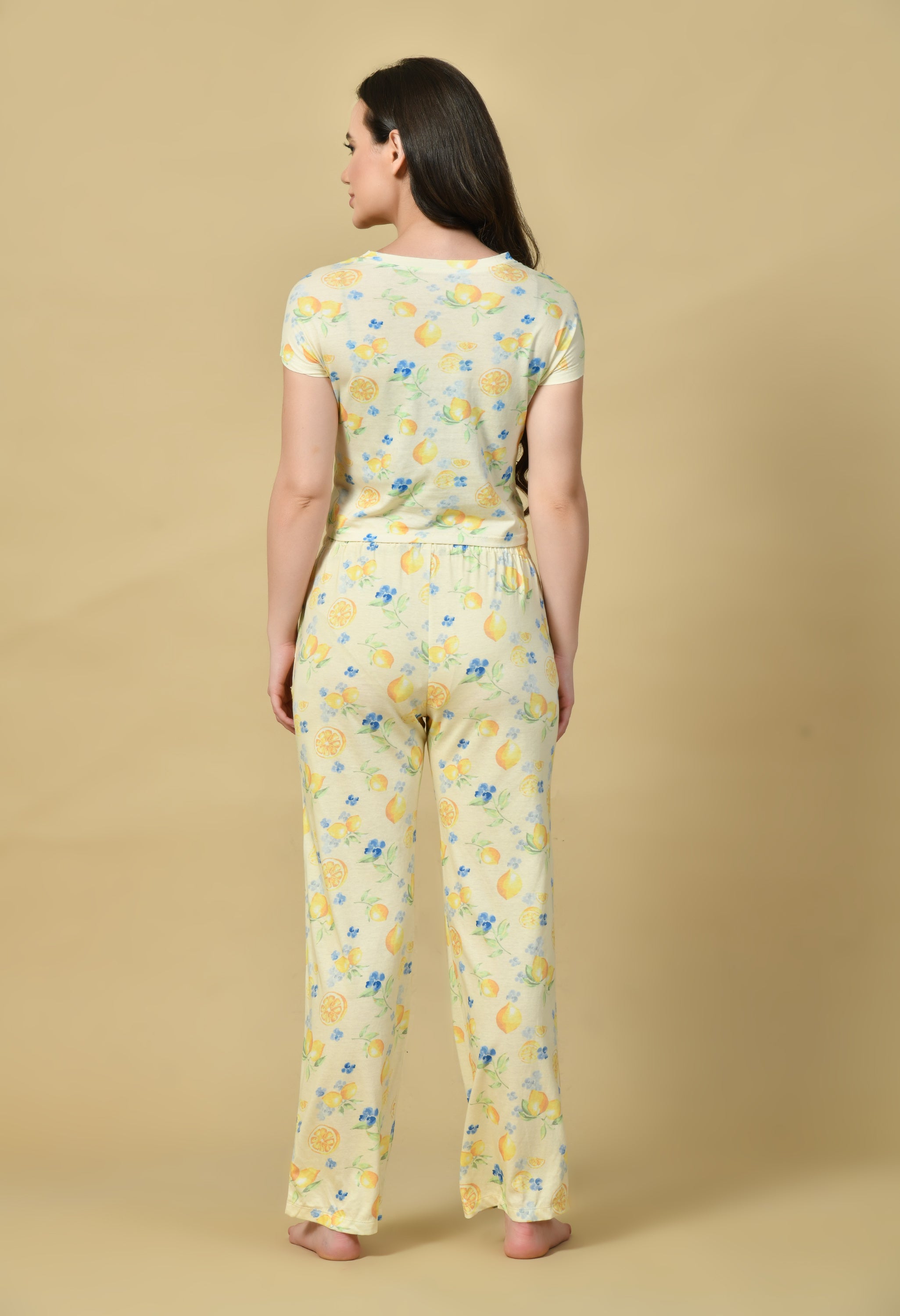 Lemon Splash Tank Top with Shorts