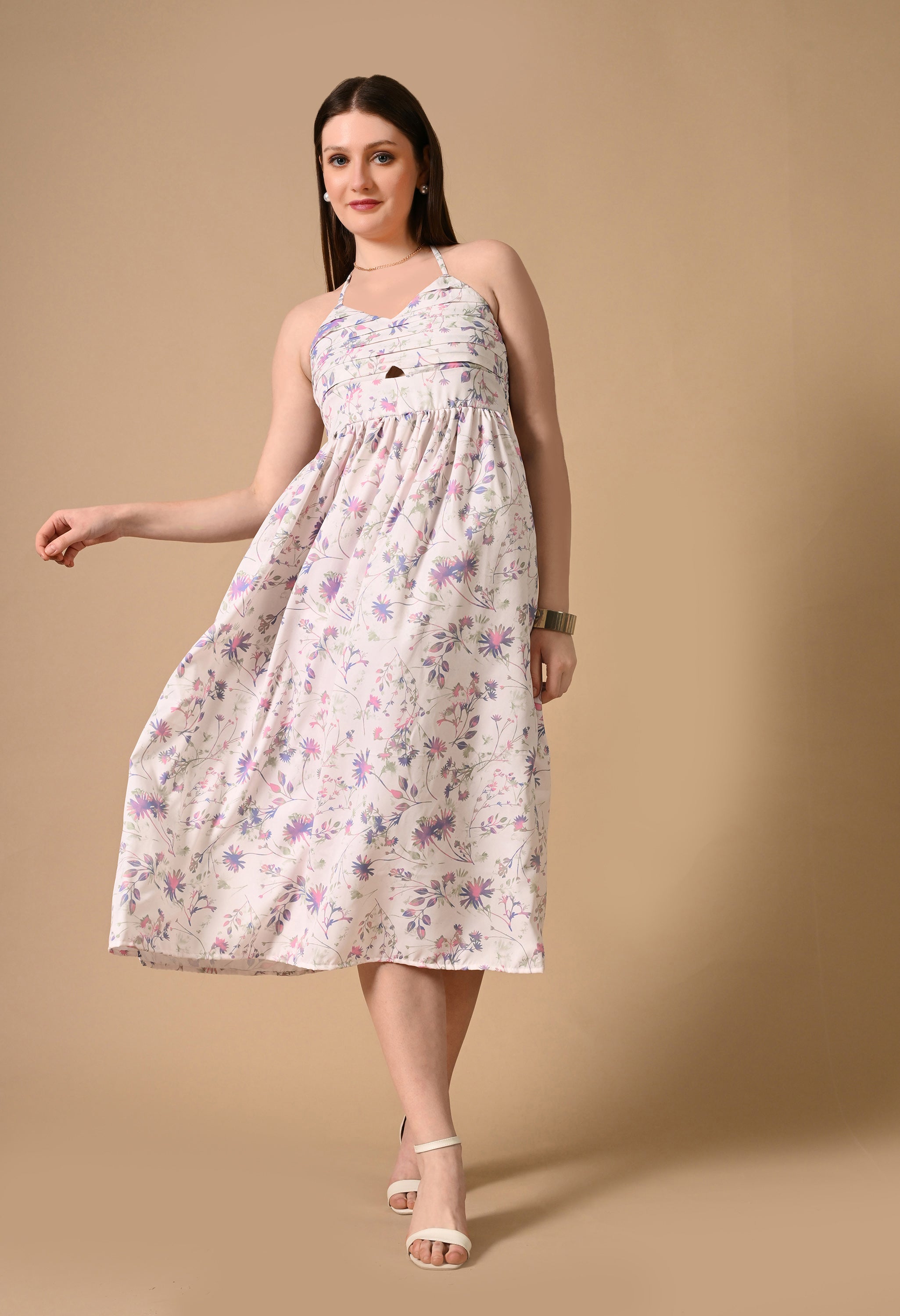FLORAL MAXI DRESS