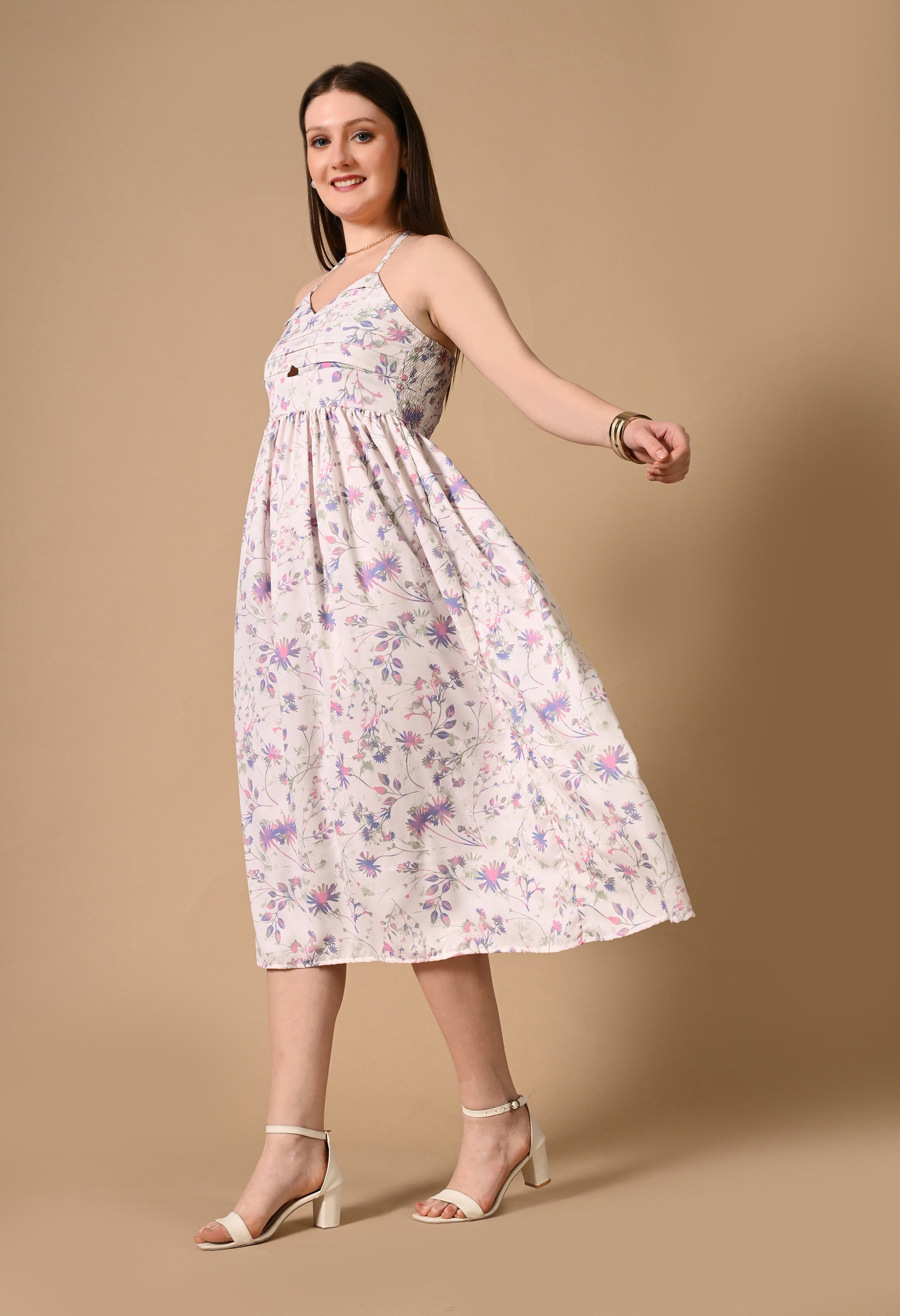 FLORAL MAXI DRESS