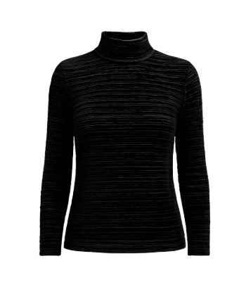 Mock Neck Fitted Top