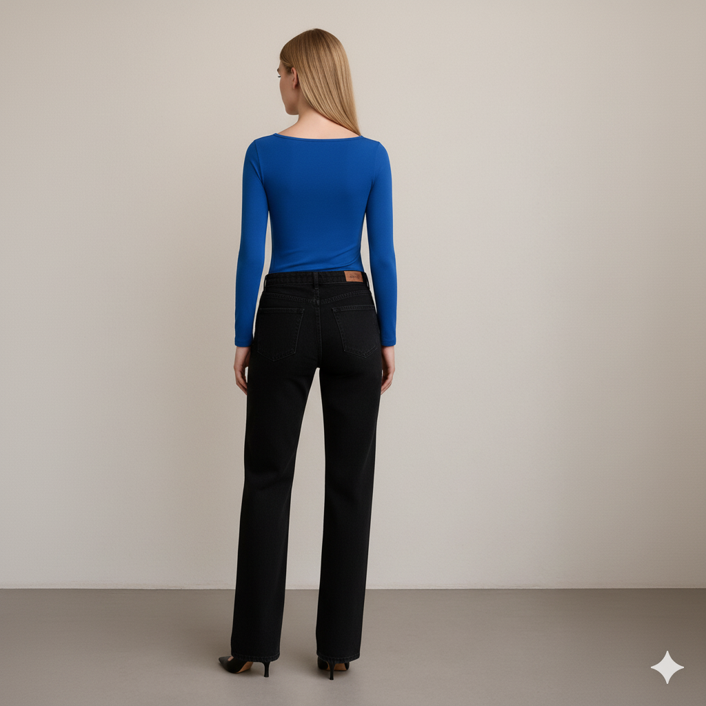 Sleek Square Neck Top