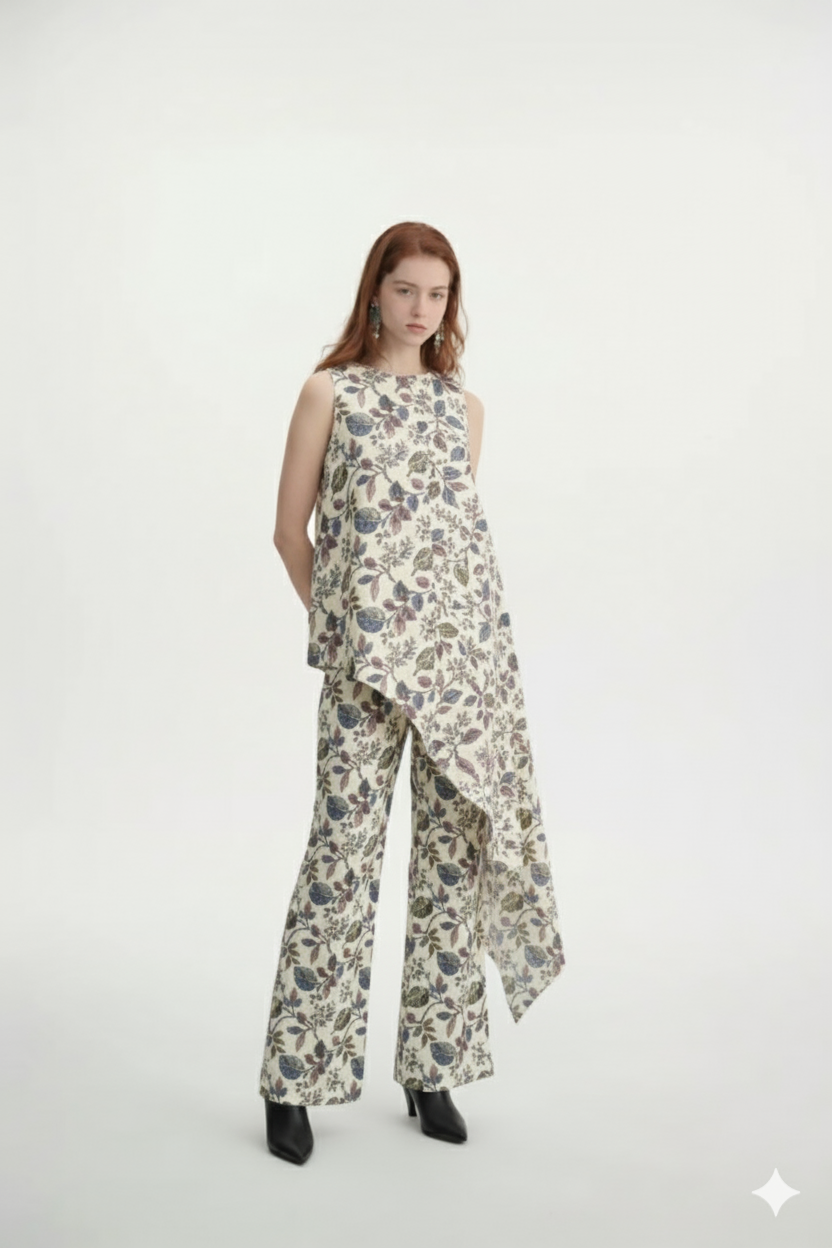 Fusion Asymmetrical Co-ord Set