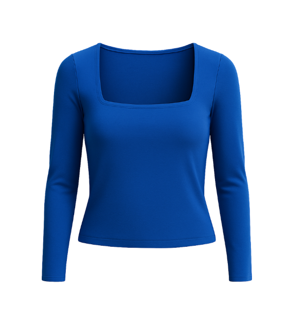 Sleek Square Neck Top
