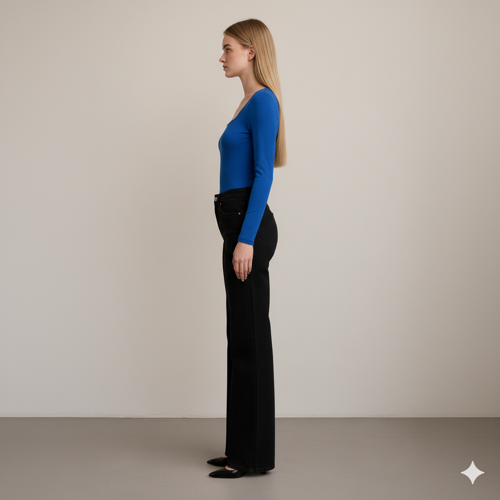 Sleek Square Neck Top